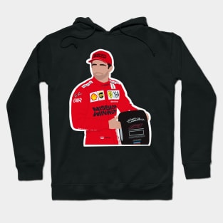 Charles Leclerc with this pole position award for the 2021 Baku Grand Prix Hoodie